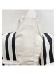 Elite Weave Non-Slip Wool Tallis with Black Stripe | Tallit/Tallis | J